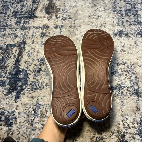 Keds Gray Center II Cotton Slub Lace-Up Sneakers Size 8 - Picture 10 of 10